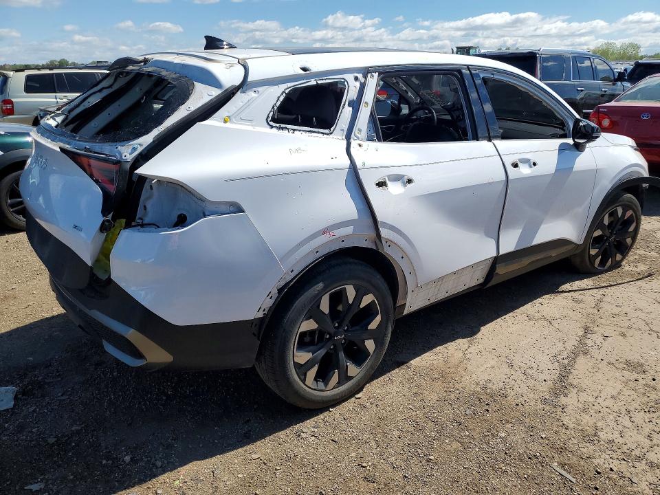 2024 Kia Sportage VIN 5XYK6CDF0RG157686 COPART salvage auction — FRONT END, Il - Salvage Certificate, sold $5,300 on 2026-07-02 (photo 3)