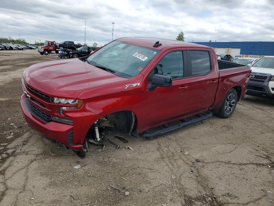 2021 Chevrolet Silverado VIN 3GCUYEED2MG433002 COPART salvage auction — FRONT END, MI - CERTIFICATE OF TITLE, sold $10,000 on 2026-07-31 (photo 1)