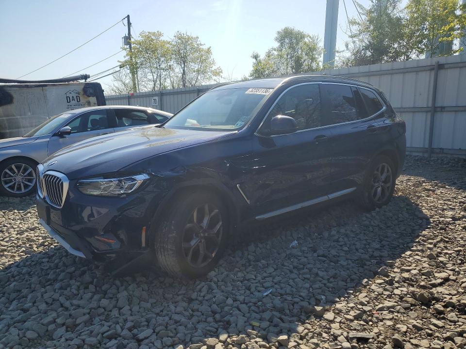 2022 BMW X3 VIN 5UX53DP04N9M86694 COPART salvage auction — SIDE, Nj - Cert Of Title-Salvage, sold $20,700 on 2026-07-20 (photo 1)