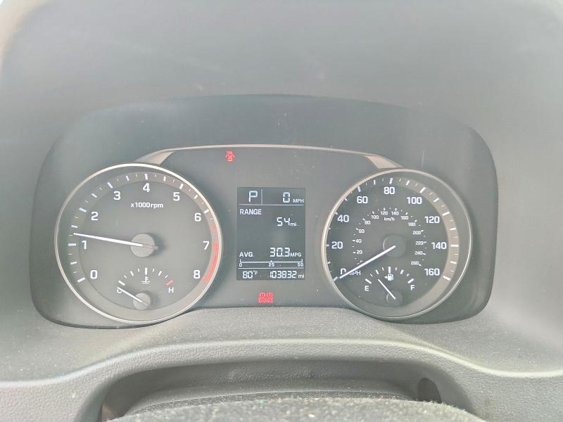 2017 Hyundai Elantra VIN KMHD84LF8HU382862 COPART salvage auction — HAIL, Tx - Salvage Vehicle Title, sold $1,750 on 2026-07-06 (photo 9)