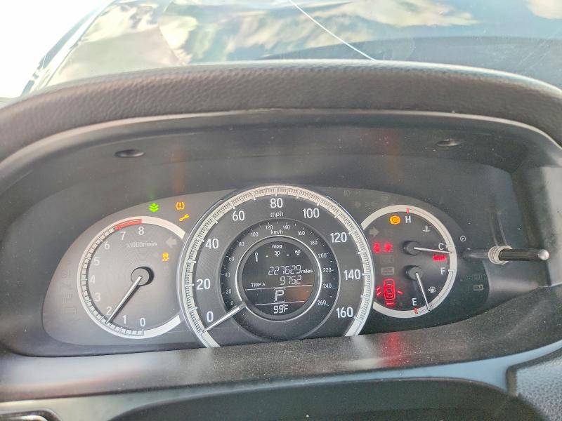 2016 Honda Accord VIN 1HGCR2F31GA104597 COPART salvage auction — ALL OVER, Tn - Salvage Certificate, sold $1,000 on 2026-07-02 (photo 9)
