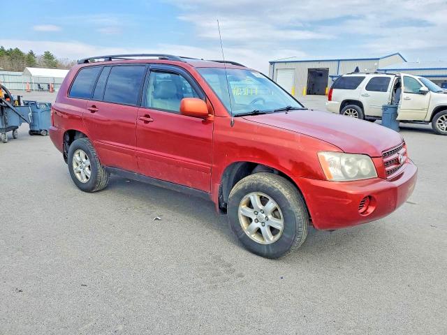 2001 Toyota Highlander VIN JTEHF21A310029588 COPART salvage auction — SIDE, Me - Cert Of Title-Salvage Collisio, sold $400 on 2026-07-17 (photo 4)