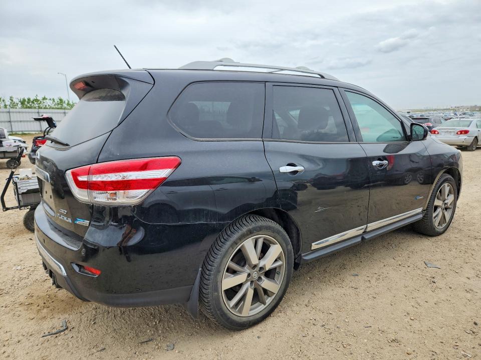 2014 Nissan Pathfinder VIN 5N1CR2MM7EC675079 COPART salvage auction — SIDE, Ab - Bos - Active, sold $1,100 on 2026-07-09 (photo 3)