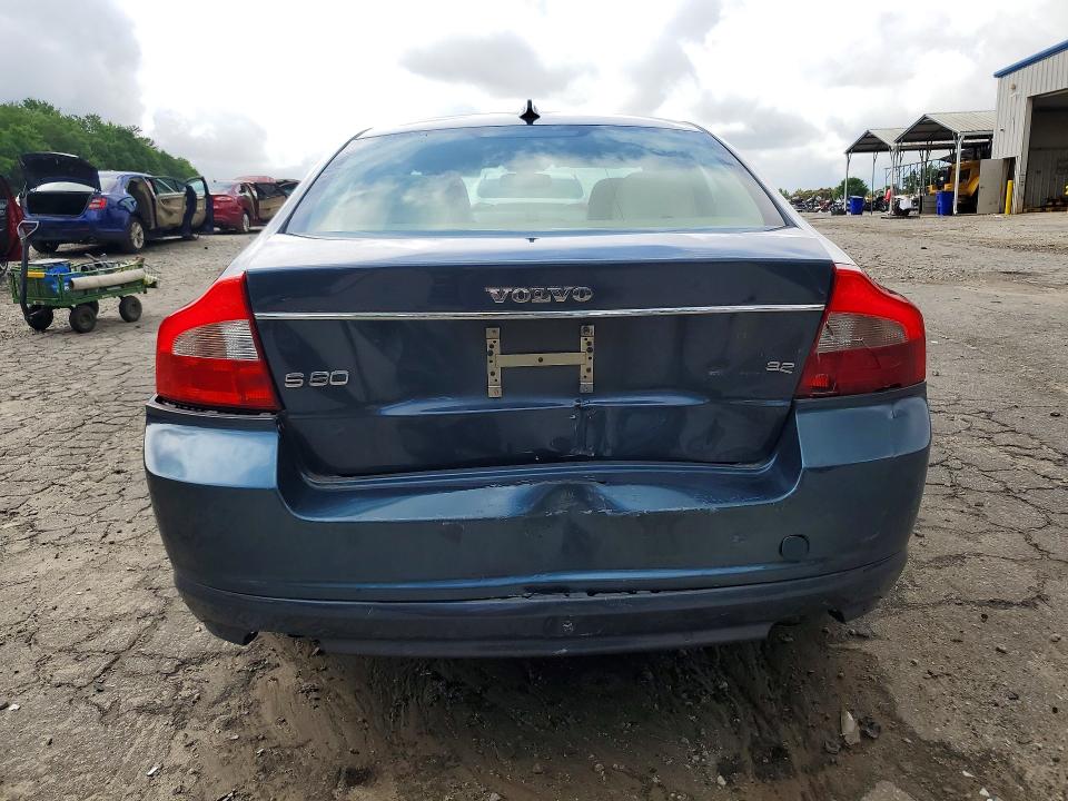 2008 Volvo S80 VIN YV1AS982281079275 COPART salvage auction — REAR END, GA - CERT OF TITLE-SALVAGE, sold $850 on 2026-07-24 (photo 6)