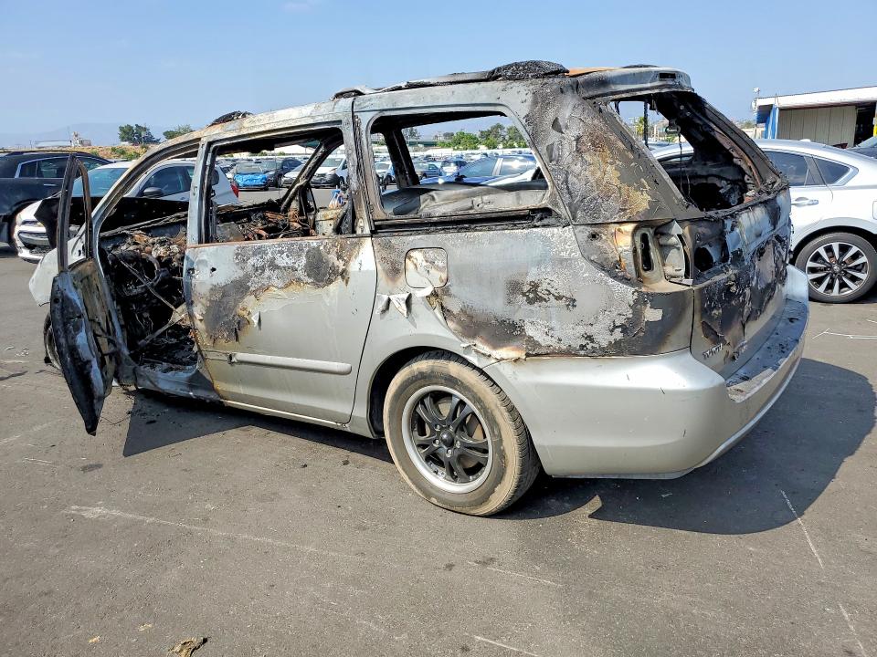 2007 Toyota Sienna VIN 5TDZK23C27S054894 COPART salvage auction — BURN, CA - SALVAGE CERTIFICATE, sold $250 on 2026-07-20 (photo 2)