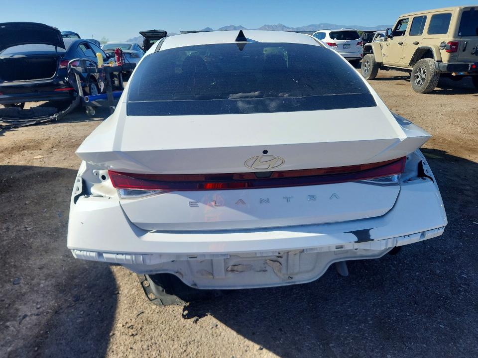 2025 Hyundai Elantra VIN KMHLL4DG7SU864814 COPART salvage auction — FRONT END, Az - Cert Of Title - Salvage, sold $5,200 on 2026-07-10 (photo 6)
