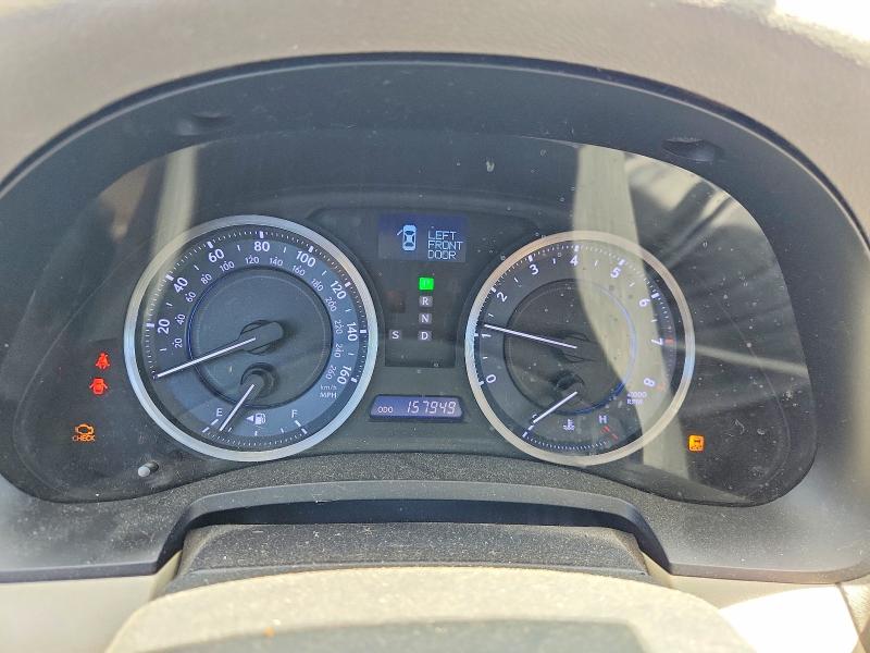 2011 Lexus Is VIN JTHCF5C22B5049677 COPART salvage auction — HAIL, Il - Salvage Certificate, sold $1,250 on 2026-07-27 (photo 9)