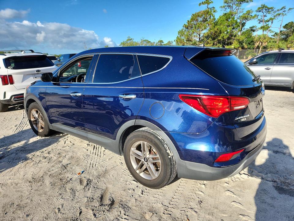 2018 Hyundai Santa fe VIN 5XYZT3LB7JG565743 COPART salvage auction — WATER/FLOOD, Fl - Cert Of Title-Slvg Rebld Flood, sold $3,650 on 2026-07-08 (photo 2)
