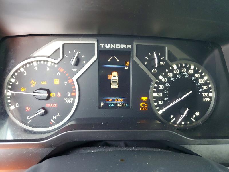 2024 Toyota Tundra VIN 5TFLA5AA8RX033850 COPART salvage auction — FRONT END, Fl - Cert Of Title Slvg Rebuildable, sold $13,200 on 2026-07-28 (photo 9)