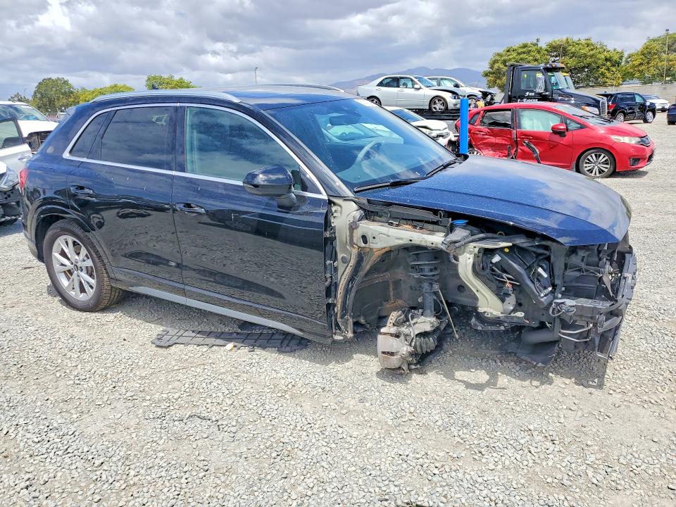 2022 Audi Q3 VIN WA1DECF38N1131940 COPART salvage auction — FRONT END, Ca - Salvage Certificate, sold $8,800 on 2026-07-10 (photo 4)