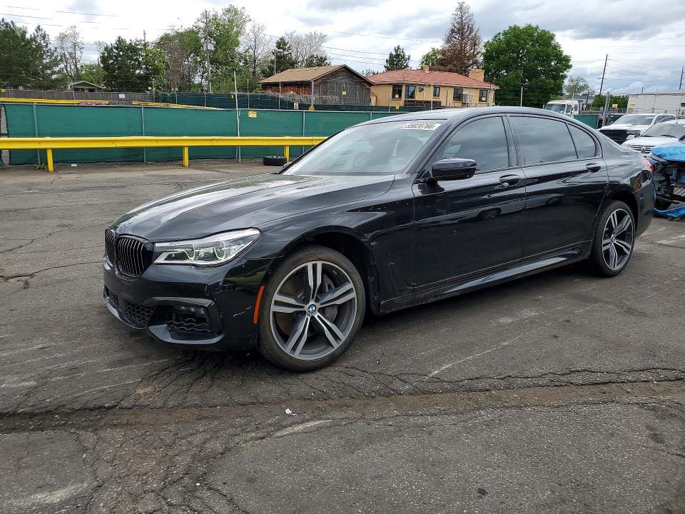 2017 BMW 7er VIN WBA7F0C32HGM21673 COPART salvage auction — SIDE, Co - Public - Salvage Title, sold $9,500 on 2026-07-07 (photo 1)