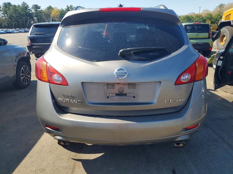 2009 Nissan Murano VIN JN8AZ18W49W120536 COPART salvage auction — SIDE, Ri - Salvage Certificate Of Title, sold $450 on 2026-07-16 (photo 6)