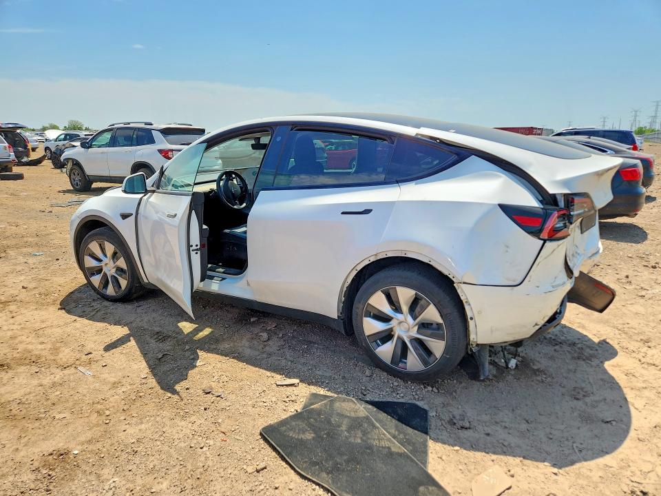 2021 Tesla Model y VIN 5YJYGDEE2MF253094 COPART salvage auction — REAR END, Il - Salvage Certificate, sold $375 on 2026-07-28 (photo 2)