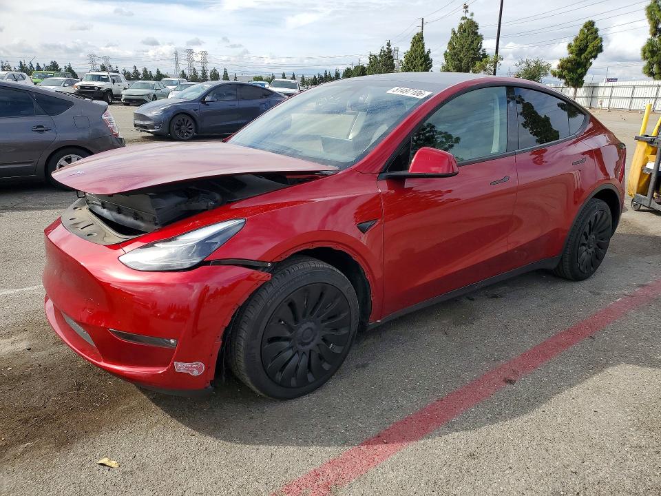 2024 Tesla VIN 7SAYGDEE3RF067087 COPART salvage auction — FRONT END, Ca - Salvage Certificate, sold $14,500 on 2026-07-28 (photo 1)