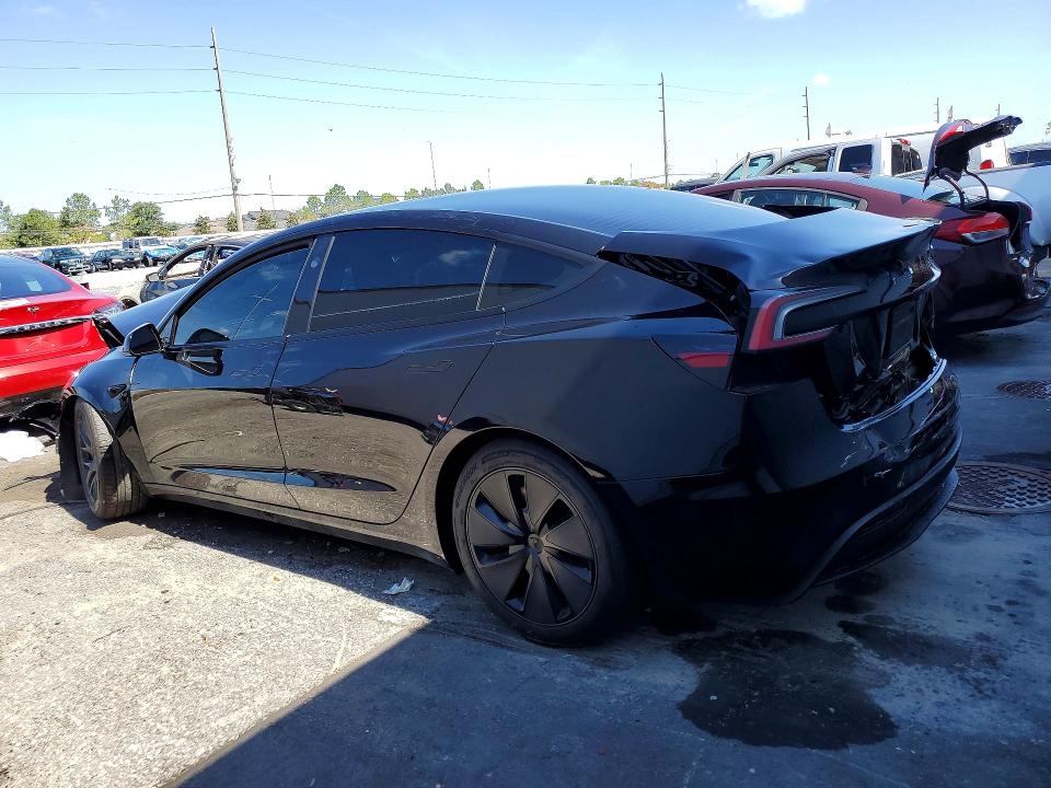 2025 Tesla VIN 5YJ3E1EA0SF069748 COPART salvage auction — FRONT END, Fl - Certificate Of Destruction, sold $5,700 on 2026-07-24 (photo 2)