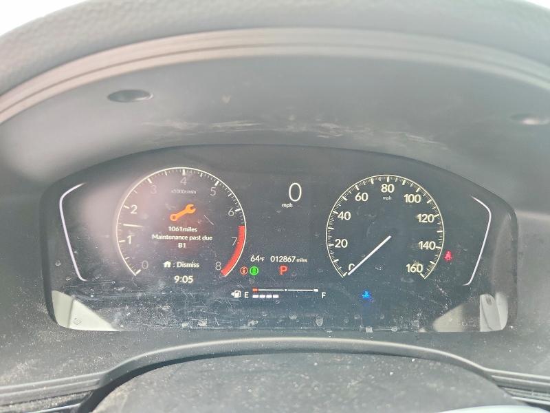 2024 Honda Civic VIN 2HGFE1F70RH326476 COPART salvage auction — FRONT END, Tx - Salvage Vehicle Title, sold $6,600 on 2026-07-04 (photo 9)