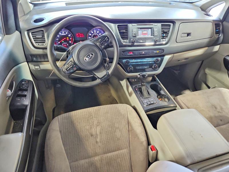2016 Kia SEDONA VIN KNDMB5C13G6190865 COPART salvage auction — FRONT END, Salvage Title, sold $1,050 on 2026-07-16 (photo 8)