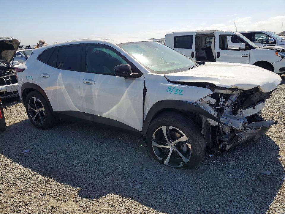 2024 Chevrolet Trax VIN KL77LGE2XRC190651 COPART salvage auction — FRONT END, Ca - Salvage Certificate, sold $1,800 on 2026-07-02 (photo 4)