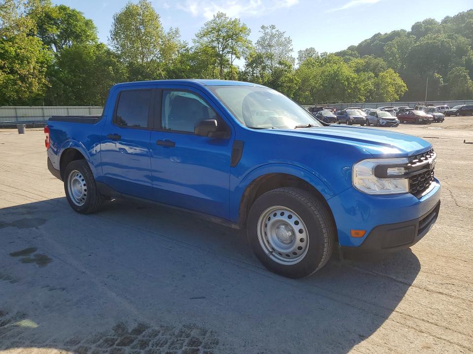 2022 Ford Maverick VIN 3FTTW8F92NRA35257 COPART salvage auction — SIDE, Pa - Certificate Of Salvage, sold $5,900 on 2026-07-09 (photo 4)