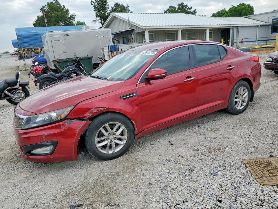 2013 Kia Optima VIN 5XXGM4A77DG180541 COPART salvage auction — FRONT END, Ar - Cert Of Title-Salvage, sold $600 on 2026-07-27 (photo 1)