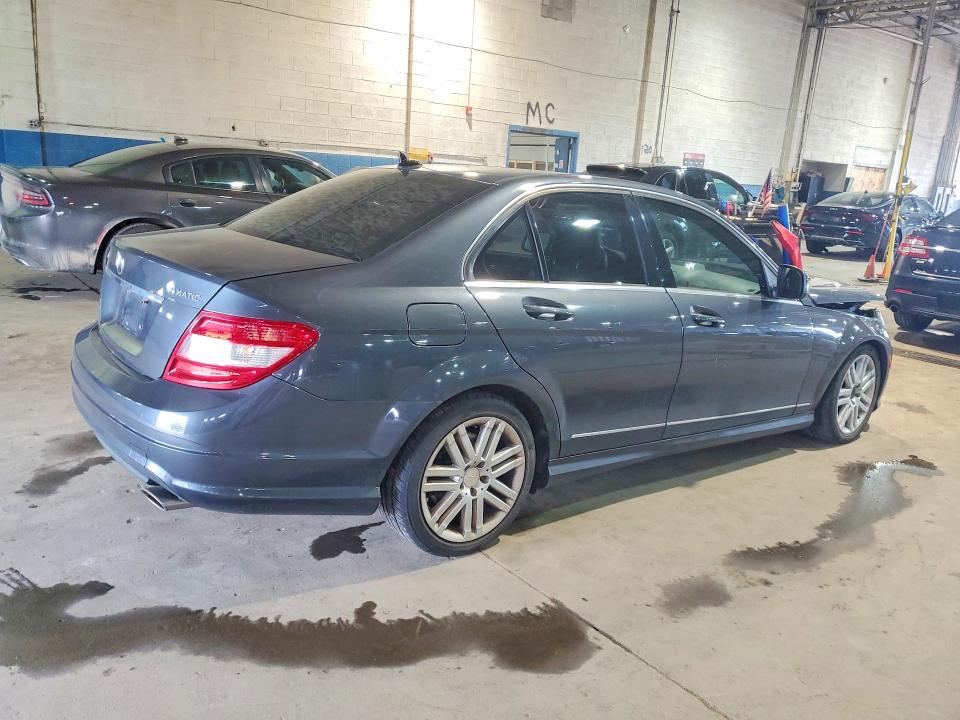 2009 Mercedes-benz C-klasse VIN WDDGF81X99R084020 COPART salvage auction — FRONT END, MI - CERTIFICATE OF TITLE, sold $600 on 2026-07-10 (photo 3)