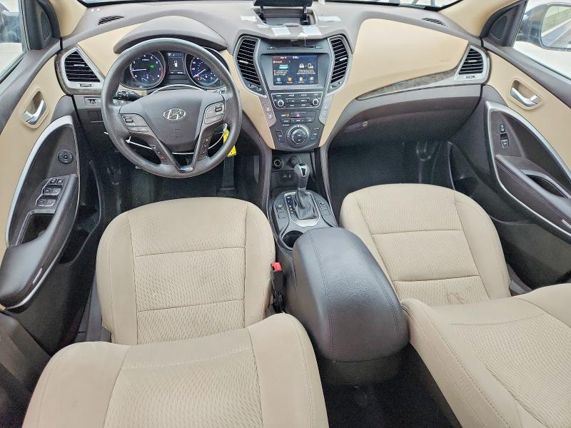 2017 Hyundai Santa fe VIN 5XYZU3LB6HG464300 COPART salvage auction — REAR END, Tx - Salvage Vehicle Title, sold $3,500 on 2026-07-28 (photo 8)