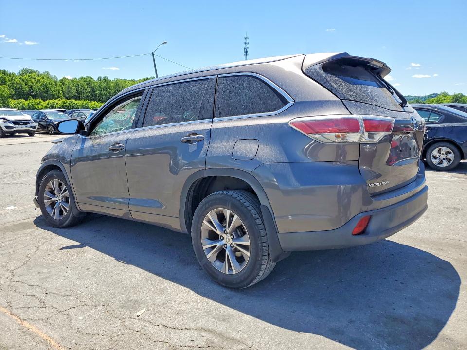 2015 Toyota VIN 5TDJKRFH6FS104904 COPART salvage auction — FRONT END, Ky - Cert Of Title-Salvage, sold $3,950 on 2026-07-09 (photo 2)