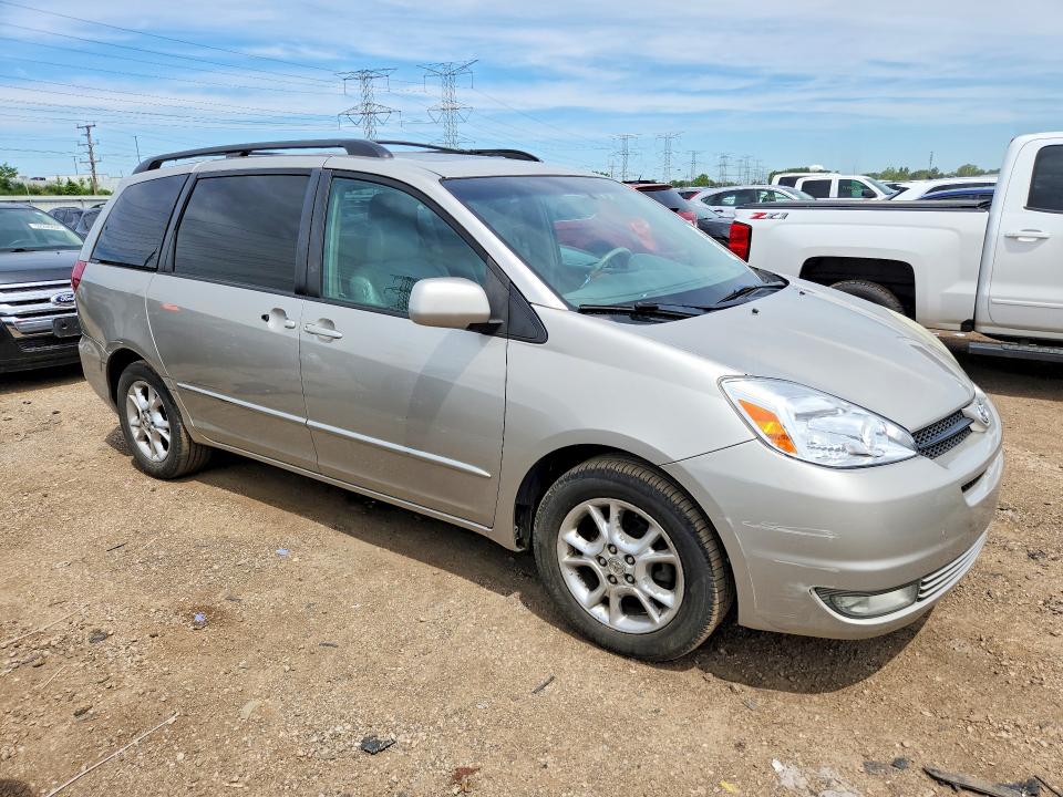 2005 Toyota Sienna VIN 5TDZA22C55S234257 COPART salvage auction — REAR END, Il - Salvage Certificate, sold $800 on 2026-07-21 (photo 4)