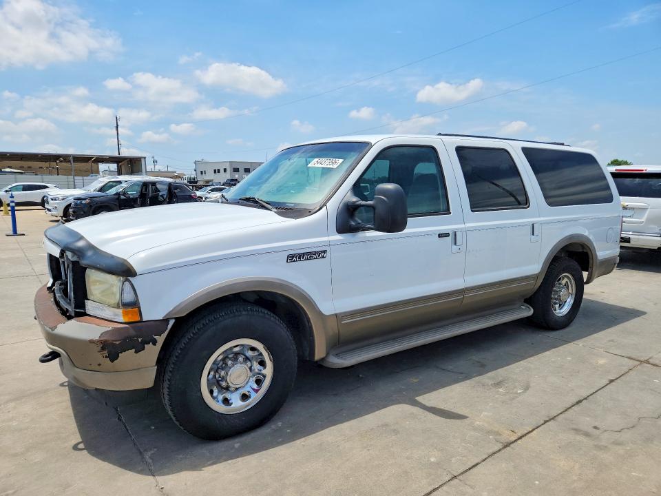 2003 Ford Excursion VIN 1FMNU44F23EA80999 COPART salvage auction — FRONT END, Tx - Certificate Of Title (P), sold $1,400 on 2026-07-09 (photo 1)