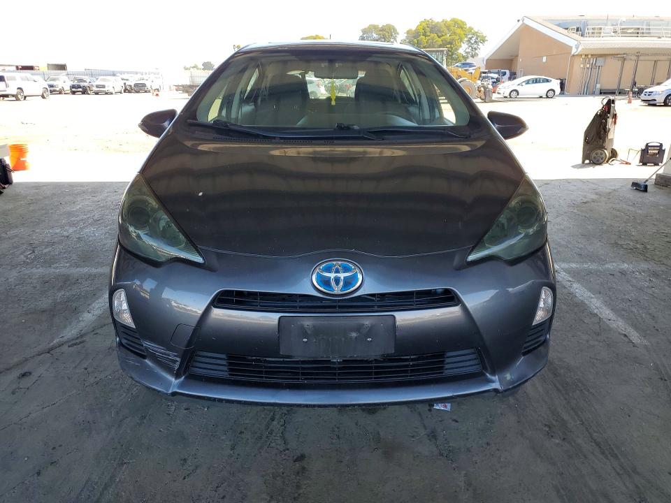 2014 Toyota Prius VIN JTDKDTB31E1059291 COPART salvage auction — REAR END, CA - SALVAGE CERTIFICATE, sold $1,100 on 2026-07-16 (photo 5)