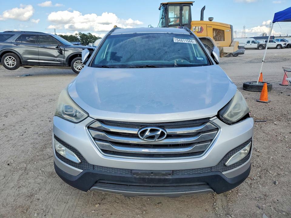 2013 Hyundai Santa fe VIN 5XYZU3LA0DG098304 COPART salvage auction — FRONT END, Tx - Salvage Vehicle Title, sold $1,950 on 2026-07-10 (photo 5)