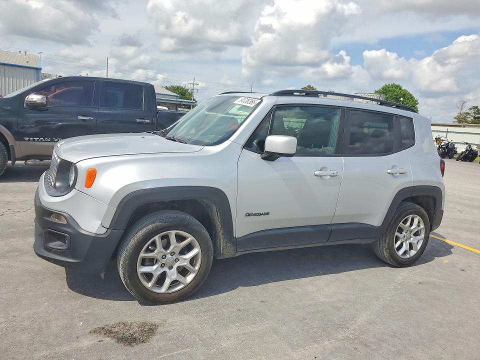 2018 Jeep Renegade VIN ZACCJBBB7JPJ21525 COPART salvage auction — MINOR DENT/SCRATCHES, Ok - Certificate Of Title-Junked, sold $1,850 on 2026-07-04 (photo 1)
