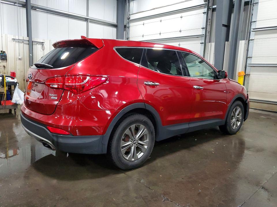 2014 Hyundai Santa fe VIN 5XYZTDLB5EG163960 COPART salvage auction — FRONT END, Mn - Cert Of Title-Prior Salvage, sold $1,450 on 2026-07-07 (photo 3)