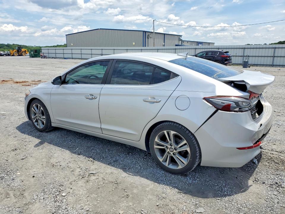 2017 Hyundai Elantra VIN KMHD84LF5HU174633 COPART salvage auction — REAR END, NC - SALVAGE CERTIFICATE OF TITLE, sold $2,250 on 2026-07-15 (photo 2)