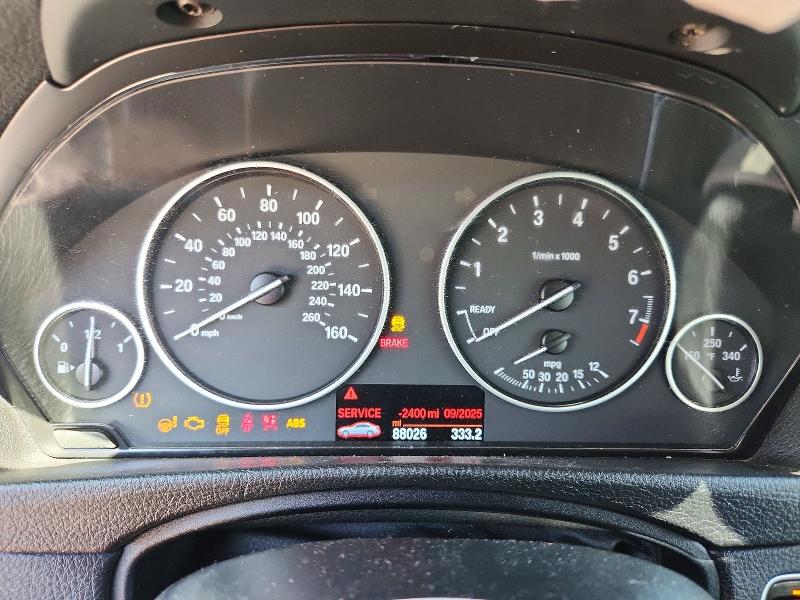 2015 BMW 3er VIN WBA3B1C51FP831265 COPART salvage auction — SIDE, Tx - Salvage Vehicle Title, sold $800 on 2026-07-24 (photo 9)