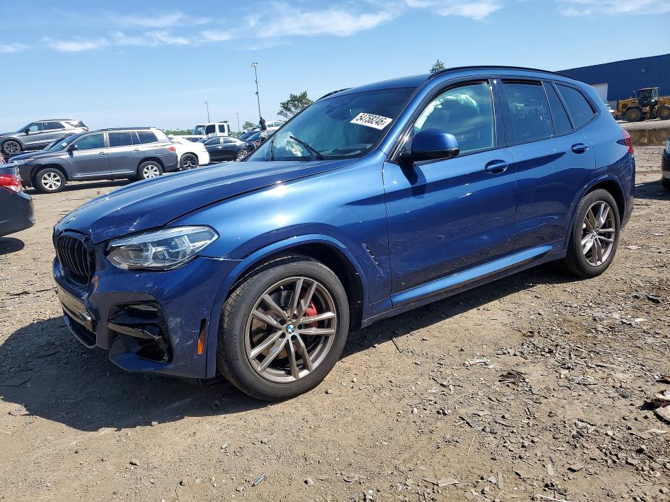 2021 BMW X3 VIN 5UXTY9C06M9F80038 COPART salvage auction — FRONT END, Mi - Certificate Of Title, sold $13,700 on 2026-07-17 (photo 1)