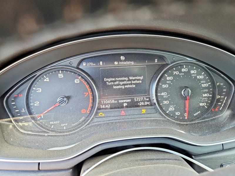 2018 Audi A4 VIN WAUKMAF40JA148235 COPART salvage auction — FRONT END, Il - Salvage Certificate, sold $2,050 on 2026-07-02 (photo 9)
