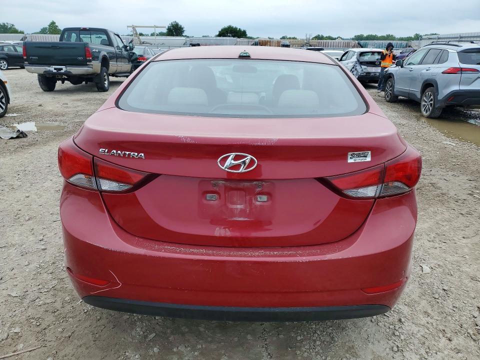 2016 Hyundai Elantra VIN KMHDH4AE0GU546274 COPART salvage auction — SIDE, Ks - Cert Of Title-Salvage, sold $1,550 on 2026-07-09 (photo 6)
