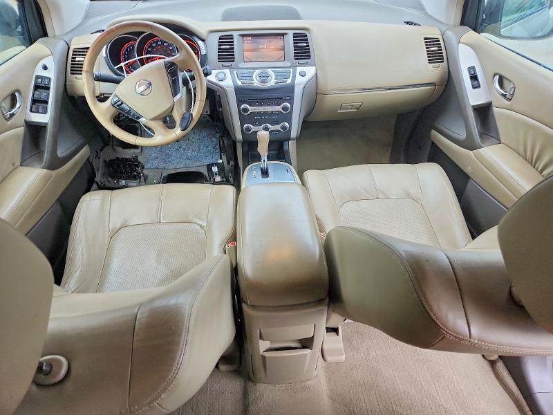 2010 Nissan Murano VIN JN8AZ1MU7AW011402 COPART salvage auction — VANDALISM, Al - Cert Of Title-Salvage Title, sold $300 on 2026-07-09 (photo 8)