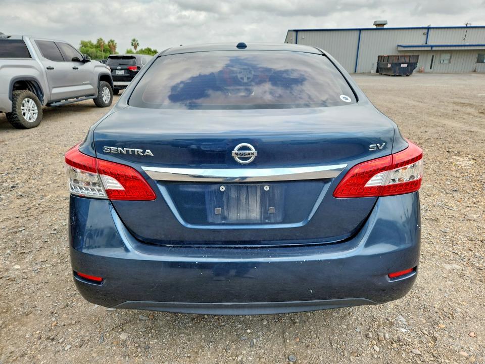 2015 Nissan Sentra VIN 3N1AB7APXFL661598 COPART salvage auction — REAR END, Tx - Salvage Vehicle Title, sold $975 on 2026-07-04 (photo 6)