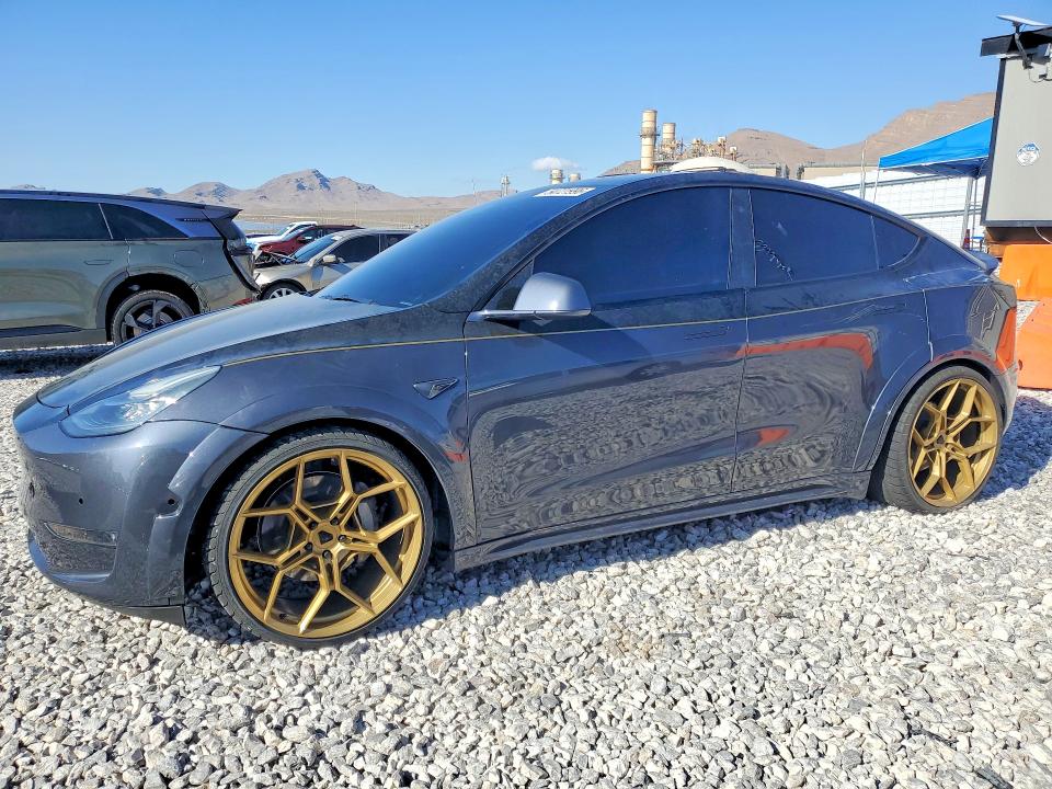 2021 Tesla Model y VIN 5YJYGDEE1MF293733 COPART salvage auction — UNDERCARRIAGE, NV - SALVAGE TITLE, sold $9,500 on 2026-07-22 (photo 1)