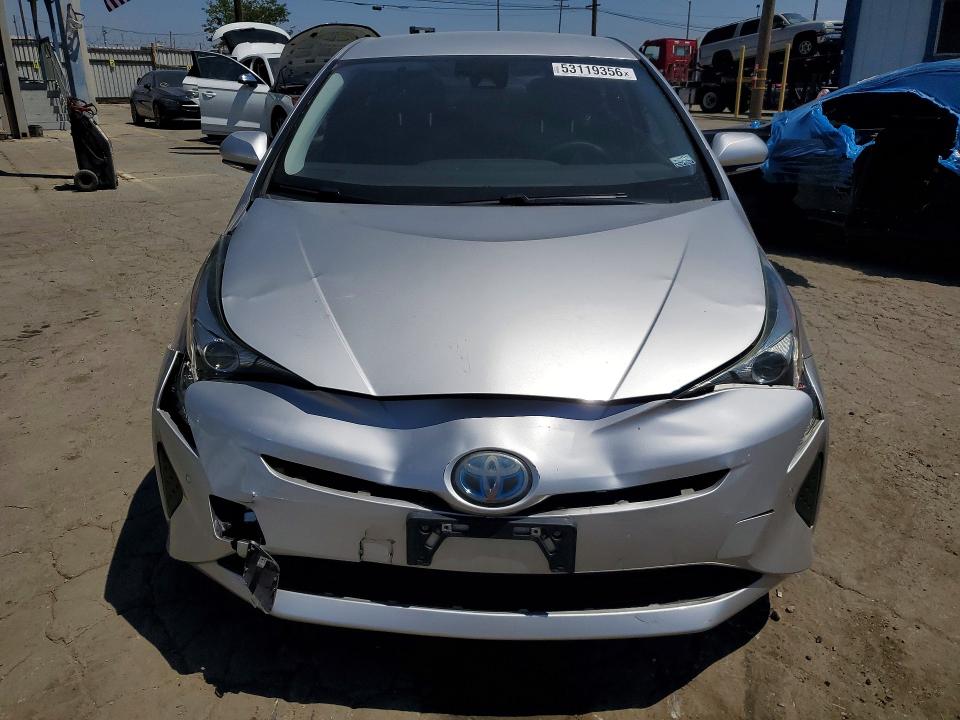 2018 Toyota Prius VIN JTDKARFU1J3554510 COPART salvage auction — FRONT END, Ca - Salvage Certificate, sold $6,700 on 2026-07-09 (photo 5)