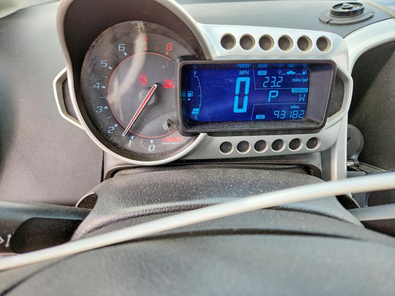 2014 Chevrolet SONIC VIN 1G1JG5SB2E4174396 COPART salvage auction — FRONT END, Ut - Salvage Certificate, sold $700 on 2026-07-10 (photo 9)