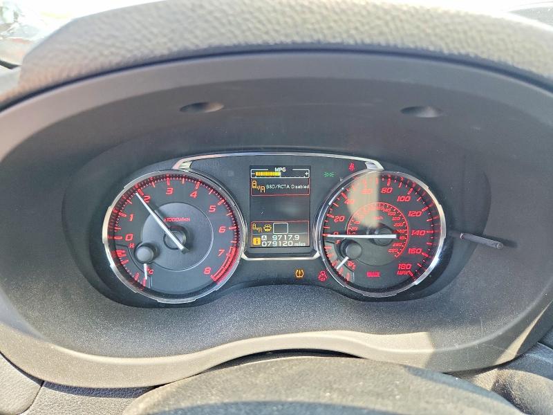 2017 Subaru Wrx VIN JF1VA1L66H9812652 COPART salvage auction — FRONT END, Nj - Certificate Of Title, sold $6,200 on 2026-08-01 (photo 9)