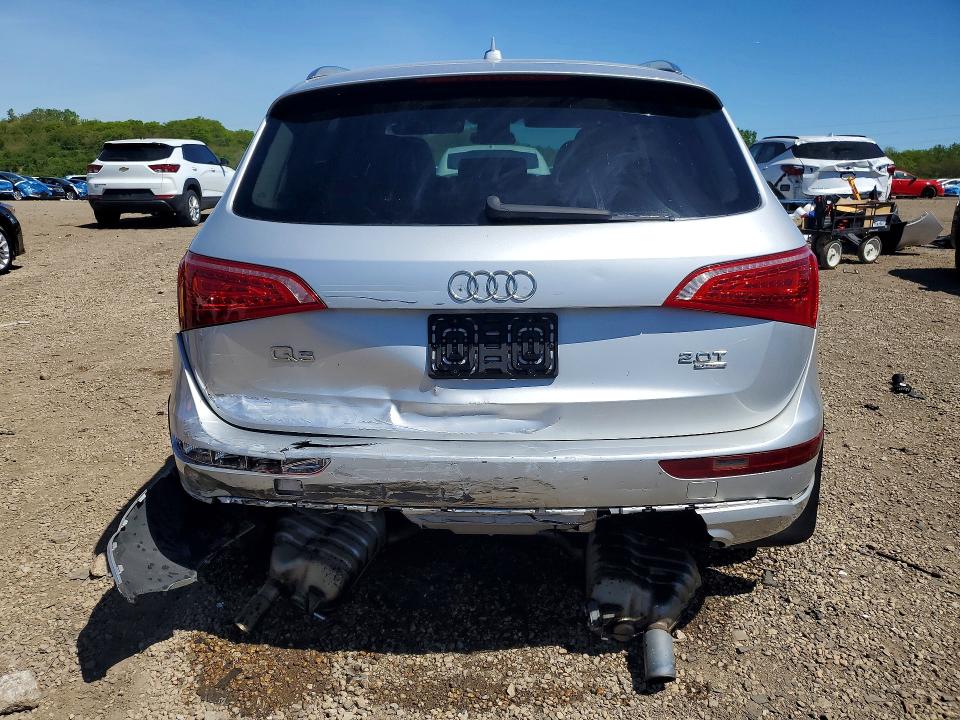 2011 Audi Q5 VIN WA1CFAFP1BA078641 COPART salvage auction — REAR END, In - Certificate Of Title, sold $425 on 2026-07-15 (photo 6)