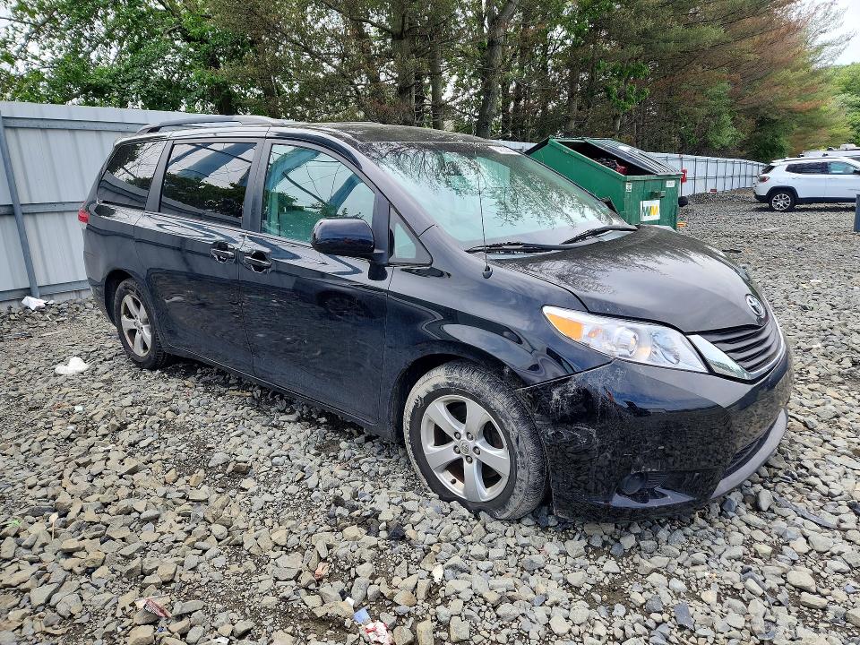 2014 Toyota Sienna VIN 5TDKK3DC4ES417117 COPART salvage auction — FRONT END, Nj - Cert Of Title-Salvage, sold $3,000 on 2026-07-13 (photo 4)