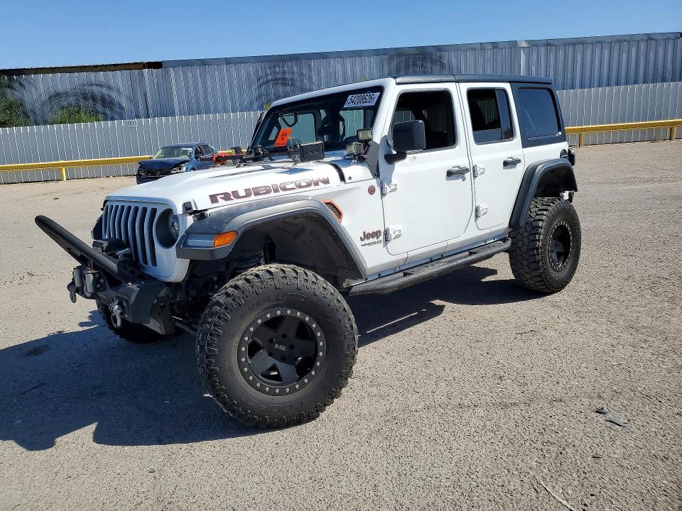 2018 Jeep Wrangler / VIN 1C4HJXFNXJW199309 — COPART salvage auction photo