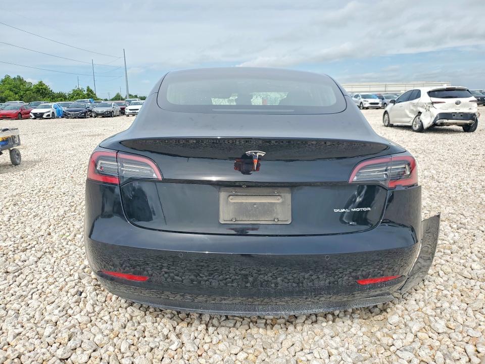 2019 Tesla Model 3 VIN 5YJ3E1EB2KF384205 COPART salvage auction — SIDE, Tx - Salvage Vehicle Title, sold $3,400 on 2026-07-09 (photo 6)