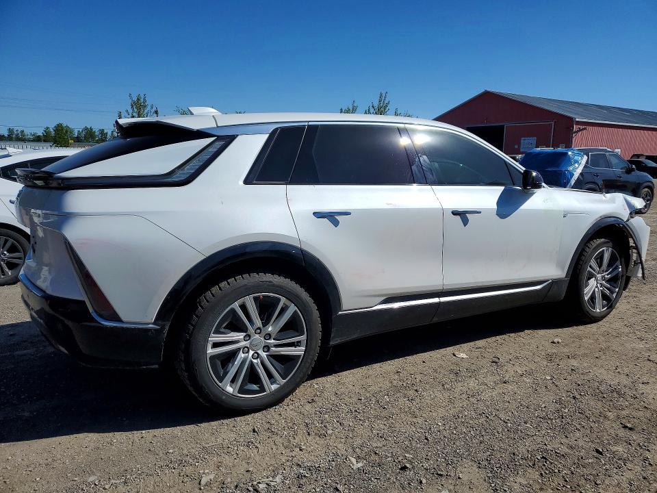 2024 Cadillac Lyriq VIN 1GYKPMRK3RZ139719 COPART salvage auction — FRONT END, On - Permit Salvage, sold $17,700 on 2026-07-14 (photo 3)