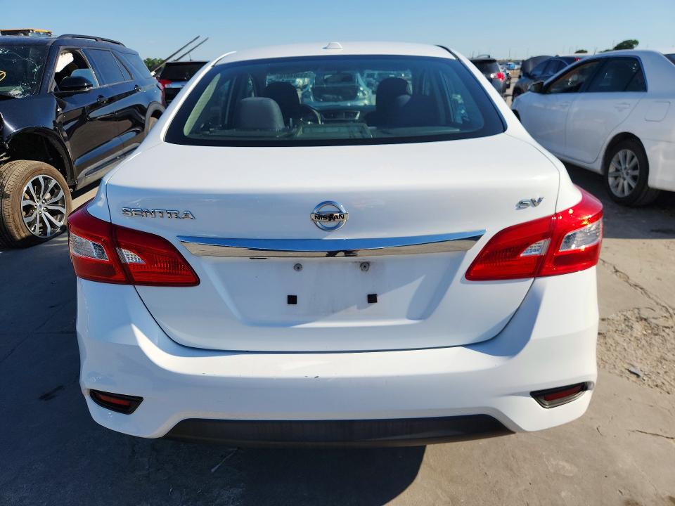 2017 Nissan Sentra VIN 3N1AB7AP1HY275500 COPART salvage auction — FRONT END, TX - SALVAGE VEHICLE TITLE, sold $1,600 on 2026-08-25 (photo 6)